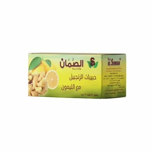 حبيبات الزنجبيل مع الليمون