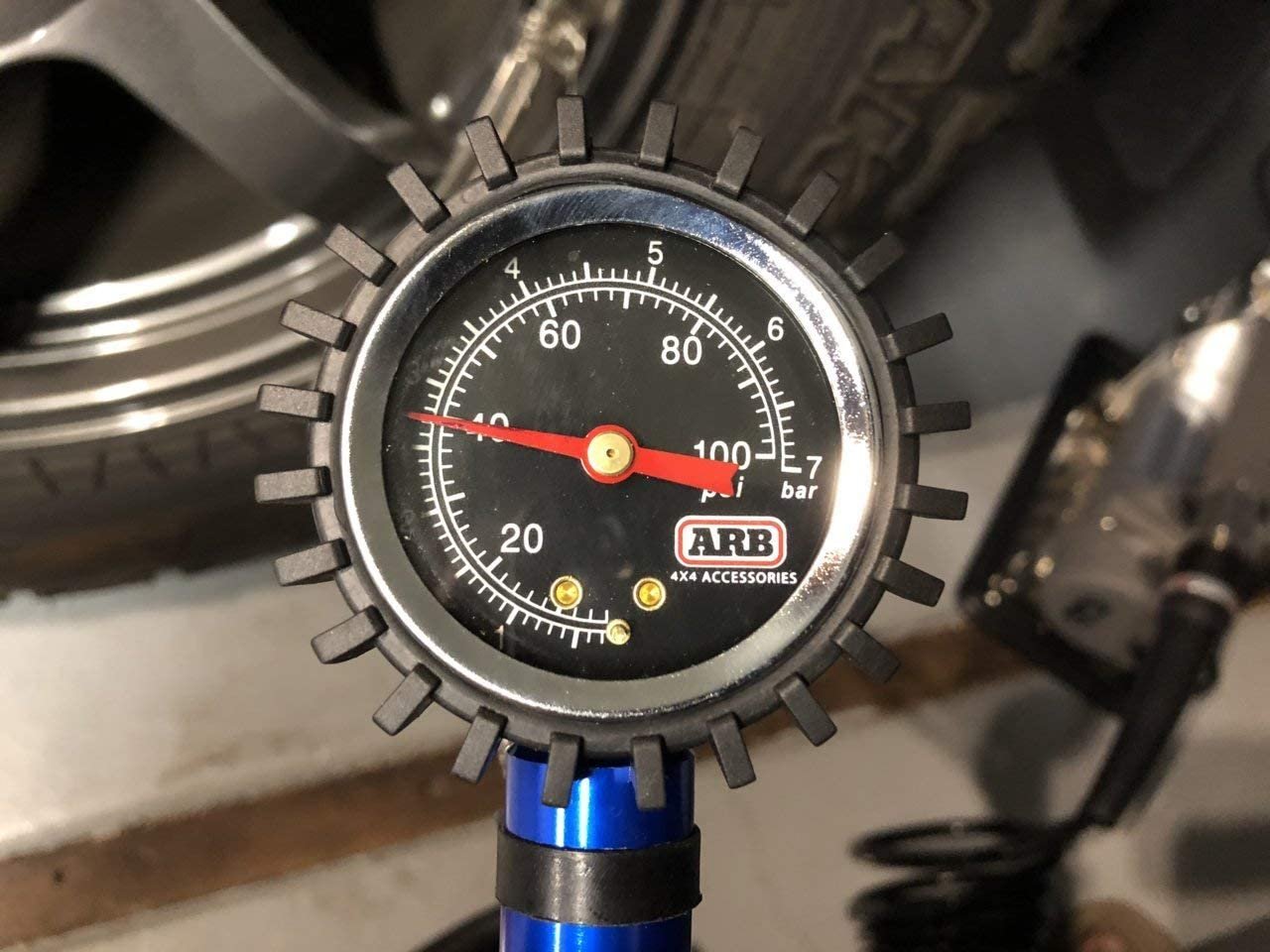 مقياس هواء ARB ساعة استيل هافي ديوتي مع هوز ازرق بخاصية الكبس والتنسيم - الصورة 9