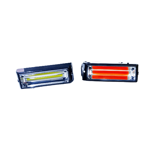 كشاف و فلاش LED للسيارة مستطيل شكل وكالة 24/12 فولط 12 سم