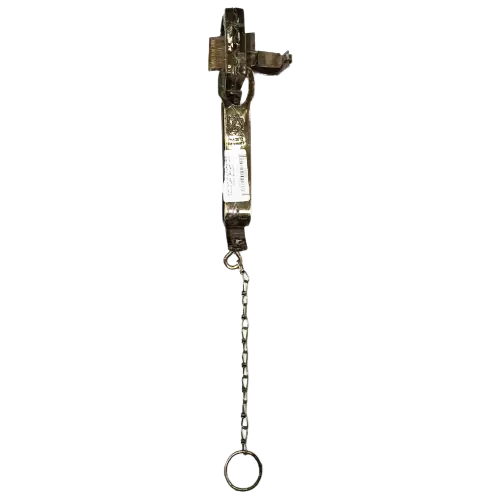 قفاطة ومصيدة ارانب حديد الماني 26 سم على شكل فكين جانبية 4 اسنان مع سلسلة